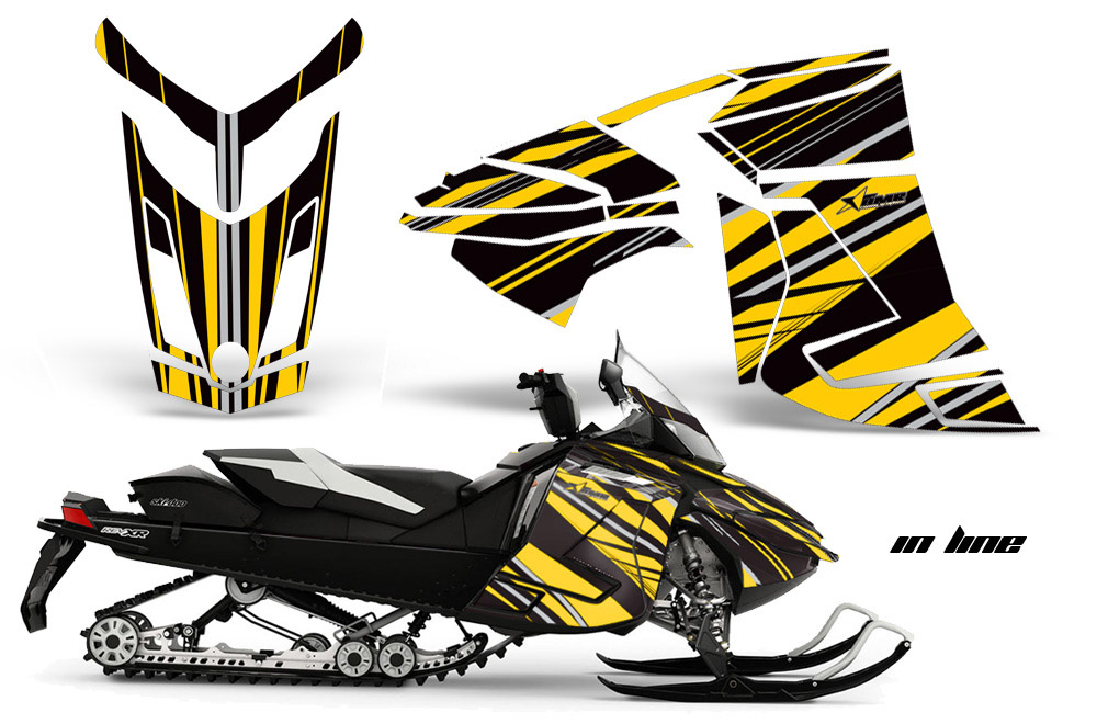 Skidoo Rev XR Graphics Kit Wrap Decal IL Y